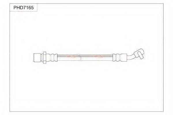 TRW PHD7165 Гальмівний шланг