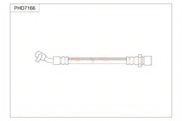 TRW PHD7166 Гальмівний шланг