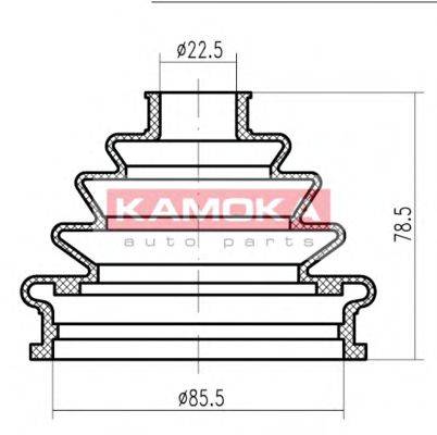 KAMOKA 1146762 Пильовик, приводний вал