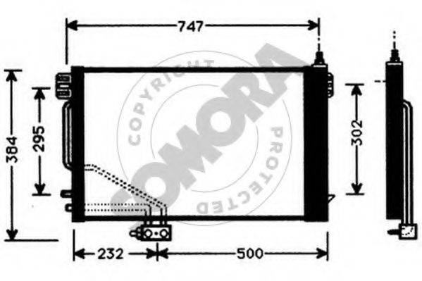 SOMORA 171360 Конденсатор, кондиціонер