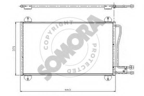 SOMORA 172160 Конденсатор, кондиціонер