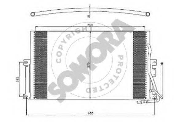 SOMORA 210560 Конденсатор, кондиціонер