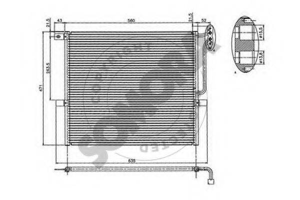 SOMORA 044060A Конденсатор, кондиціонер
