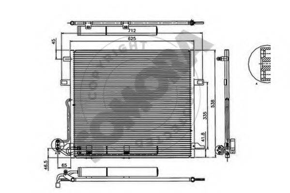 SOMORA 170260 Конденсатор, кондиціонер