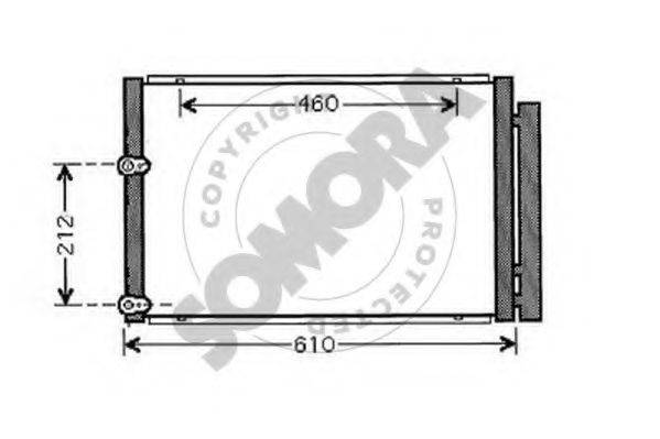 SOMORA 313560 Конденсатор, кондиціонер