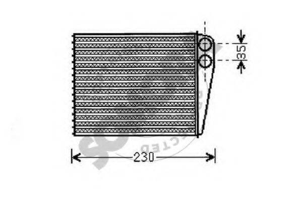 SOMORA 175250 Теплообмінник, опалення салону