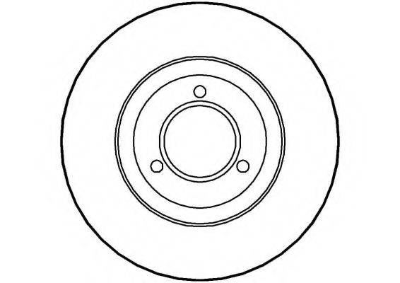 NATIONAL NBD084 гальмівний диск