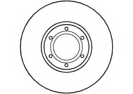 NATIONAL NBD1001 гальмівний диск