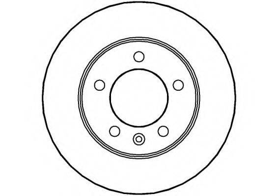 NATIONAL NBD1165 гальмівний диск