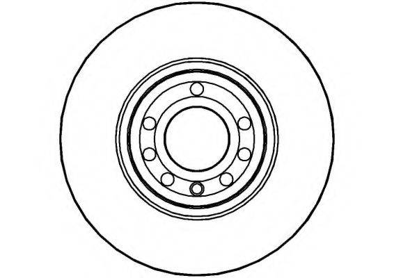 NATIONAL NBD1169 гальмівний диск