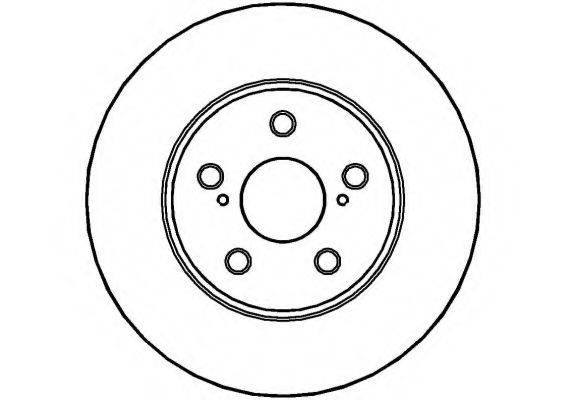 NATIONAL NBD1179 гальмівний диск