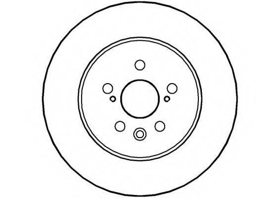 NATIONAL NBD1206 гальмівний диск