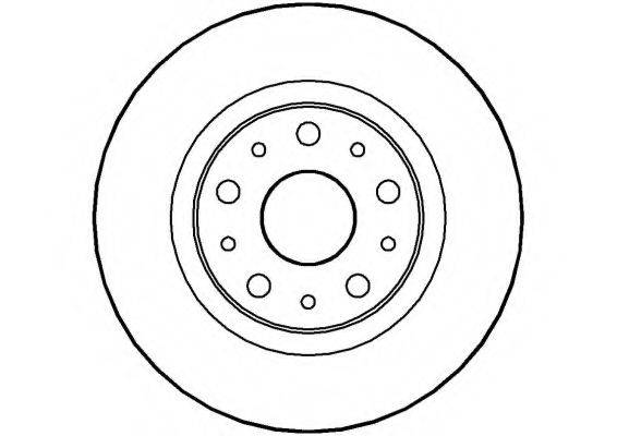 NATIONAL NBD1216 гальмівний диск