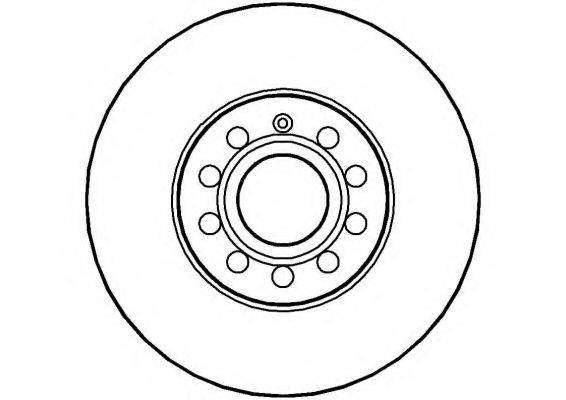 NATIONAL NBD1292 гальмівний диск