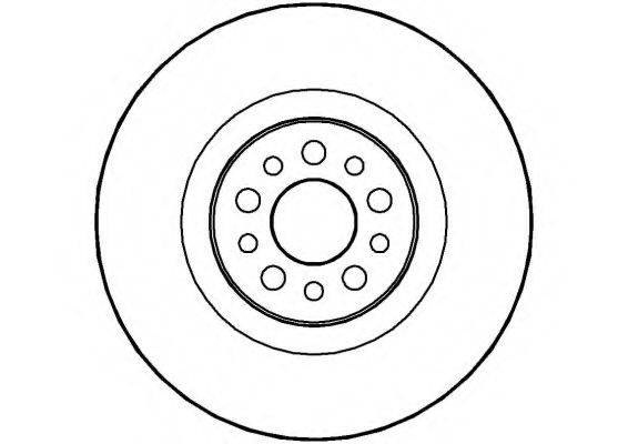 NATIONAL NBD1300 гальмівний диск