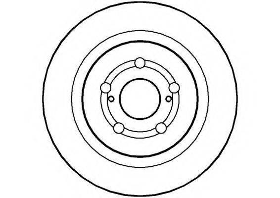 NATIONAL NBD1309 гальмівний диск