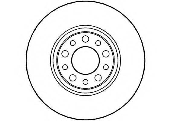 NATIONAL NBD1376 гальмівний диск