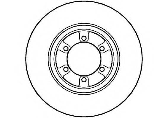 NATIONAL NBD1433 гальмівний диск