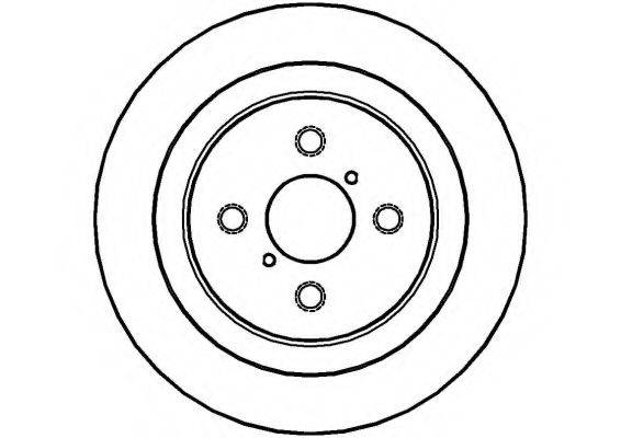 NATIONAL NBD1453 гальмівний диск