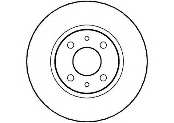 NATIONAL NBD189 гальмівний диск