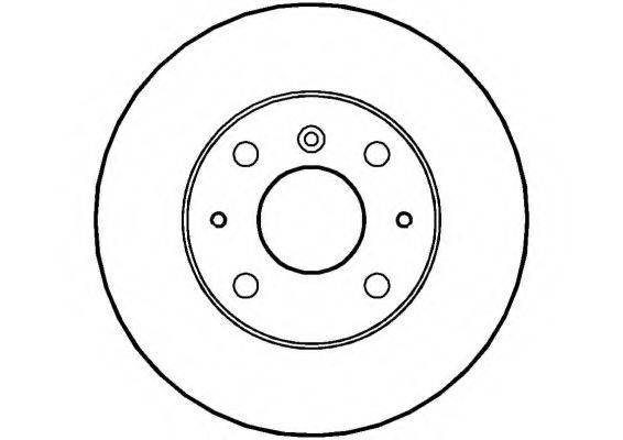 NATIONAL NBD214 гальмівний диск
