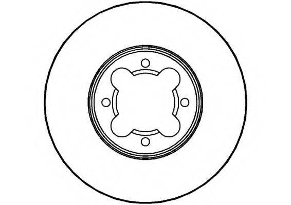 NATIONAL NBD269 гальмівний диск