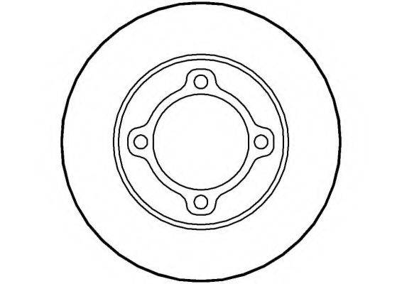 NATIONAL NBD310 гальмівний диск