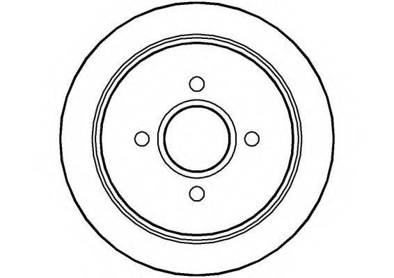 NATIONAL NBD319 гальмівний диск