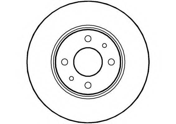 NATIONAL NBD453 гальмівний диск
