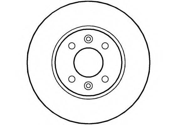 NATIONAL NBD489 гальмівний диск
