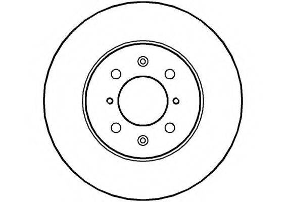 NATIONAL NBD510 гальмівний диск