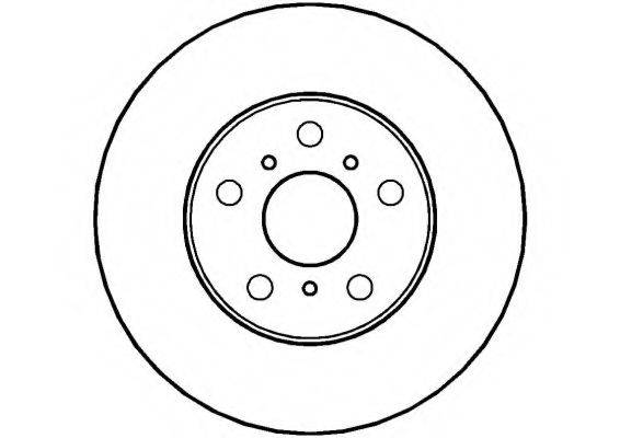 NATIONAL NBD548 гальмівний диск