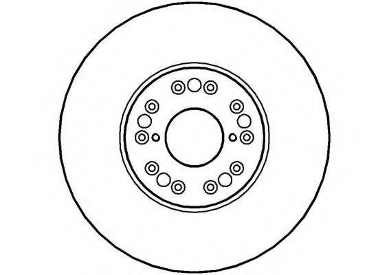 NATIONAL NBD563 гальмівний диск