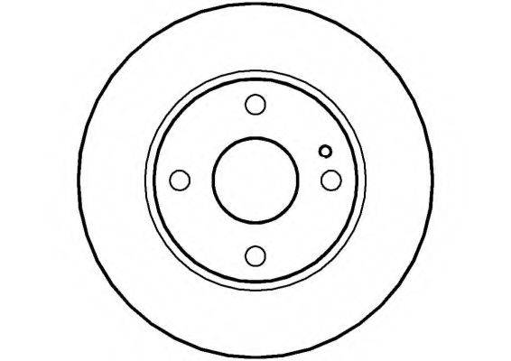 NATIONAL NBD602 гальмівний диск