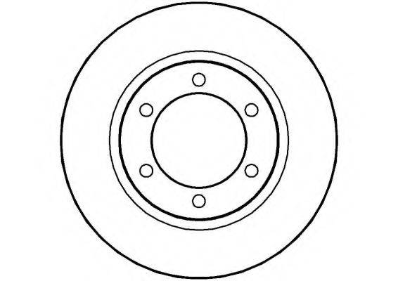 NATIONAL NBD962 гальмівний диск
