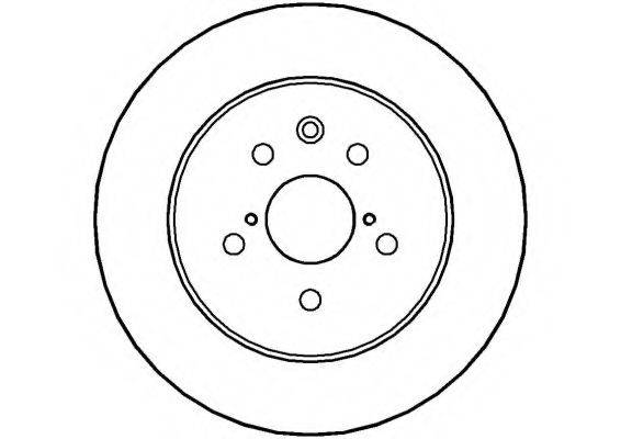 NATIONAL NBD985 гальмівний диск