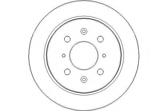 NATIONAL NBD1616 гальмівний диск