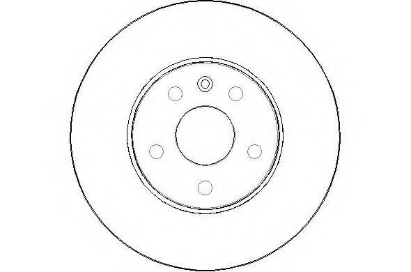 NATIONAL NBD1653 гальмівний диск