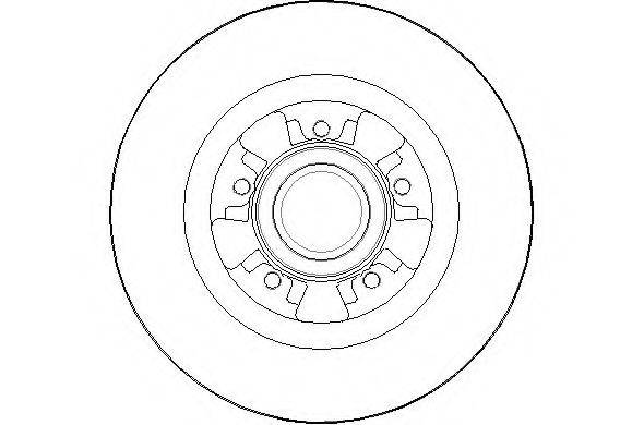 NATIONAL NBD1716 гальмівний диск