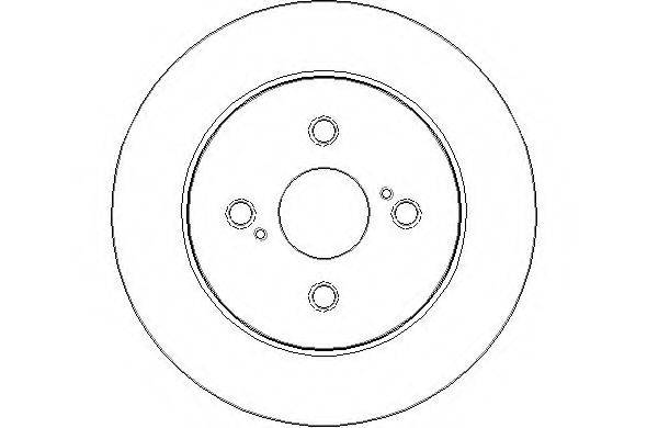 NATIONAL NBD1724 гальмівний диск