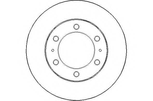 NATIONAL NBD1733 гальмівний диск