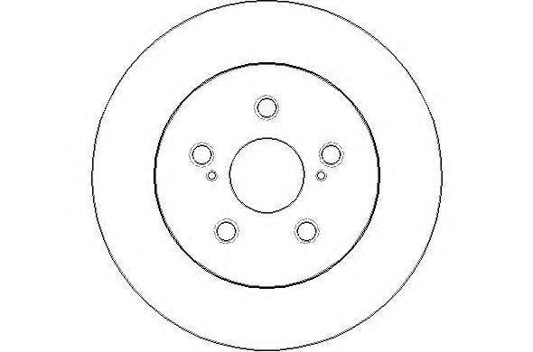 NATIONAL NBD1744 гальмівний диск