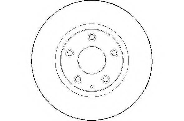 NATIONAL NBD1835 гальмівний диск