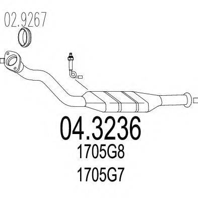 MTS 043236 Каталізатор