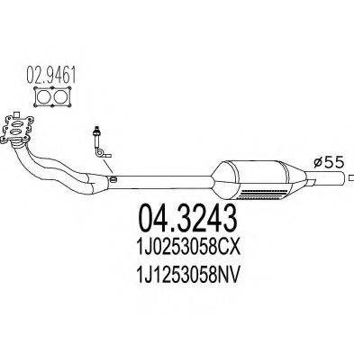 MTS 043243 Каталізатор