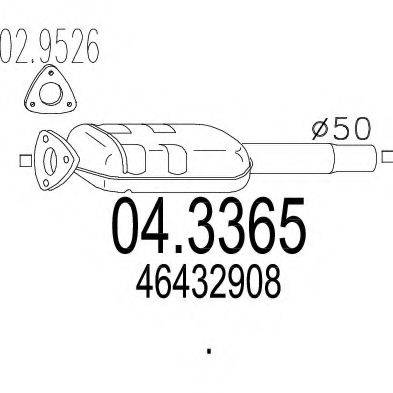 MTS 043365 Каталізатор