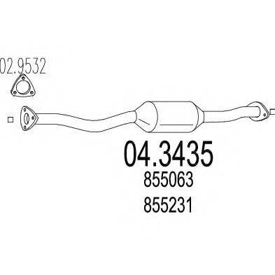 MTS 043435 Каталізатор