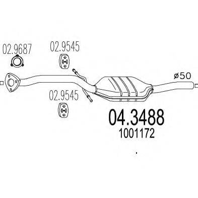MTS 043488 Каталізатор