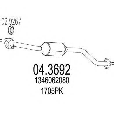 MTS 043692 Каталізатор