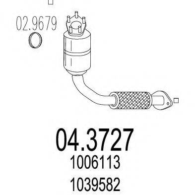 MTS 043727 Каталізатор